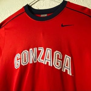 Gonzaga Long Sleeve Jersey Vintage Sz L